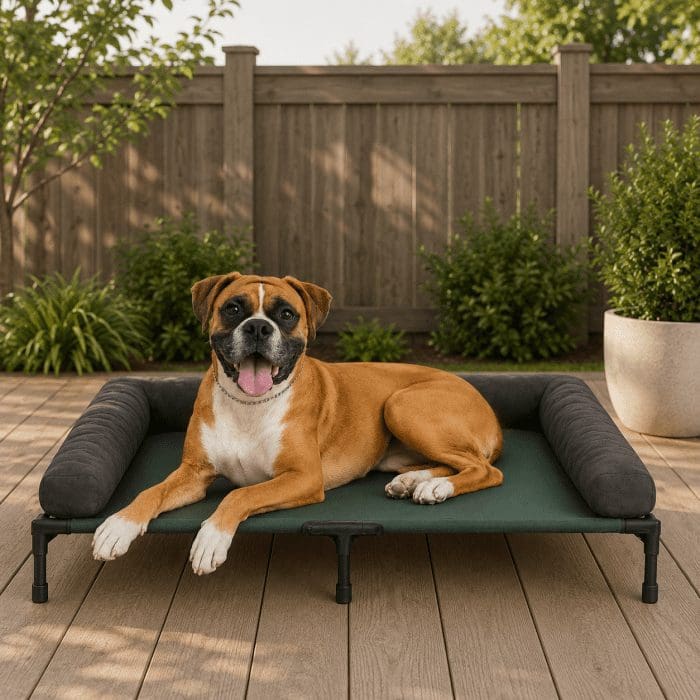 elevated-outdoor-dog-bed