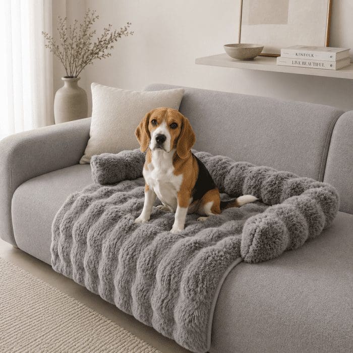 gray-fluffy-sofa-cover